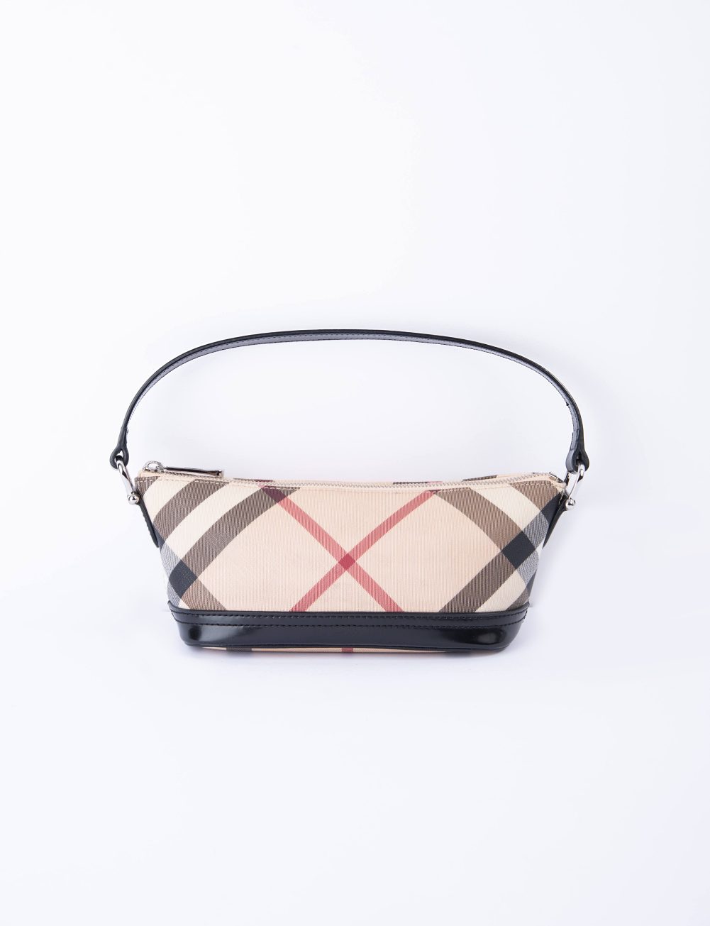 BURBERRY MULTICOLOR CLOTH CLUTCH BAG